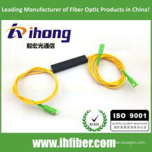 FBT 1 * 2 ABS Package Fraise à fibres optiques diviseur SC / Connecteurs APC